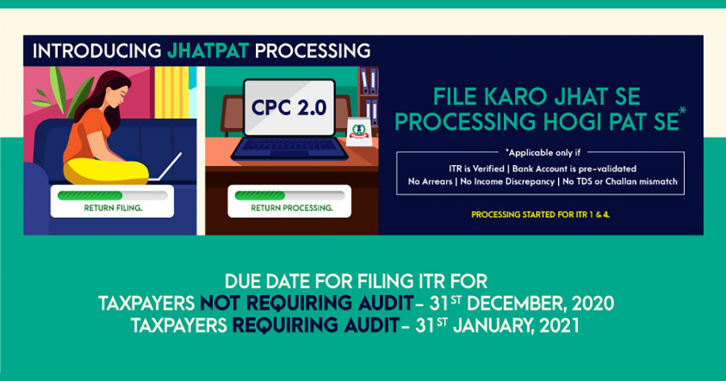 file-itr-for-ay-2020-21-with-cpc-2-0-jhatpat-processing