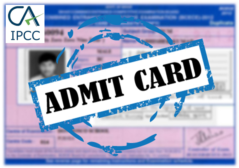 ipcc ca final admit card may 2016 exam
