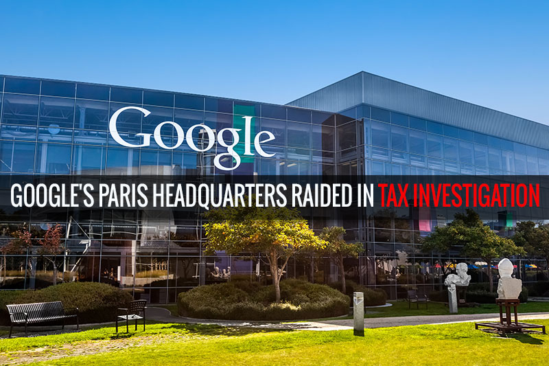Google's Paris Headquarters Raided in Tax Investigation
