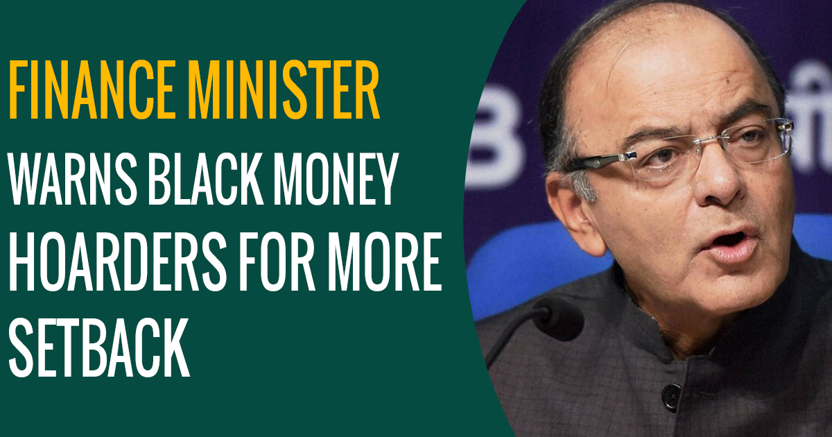 FM warns Black Money Hoarders