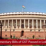 Supplementary Bills of GST Passed in Lok Sabha