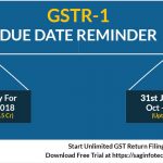 GSTR 1 Due Date