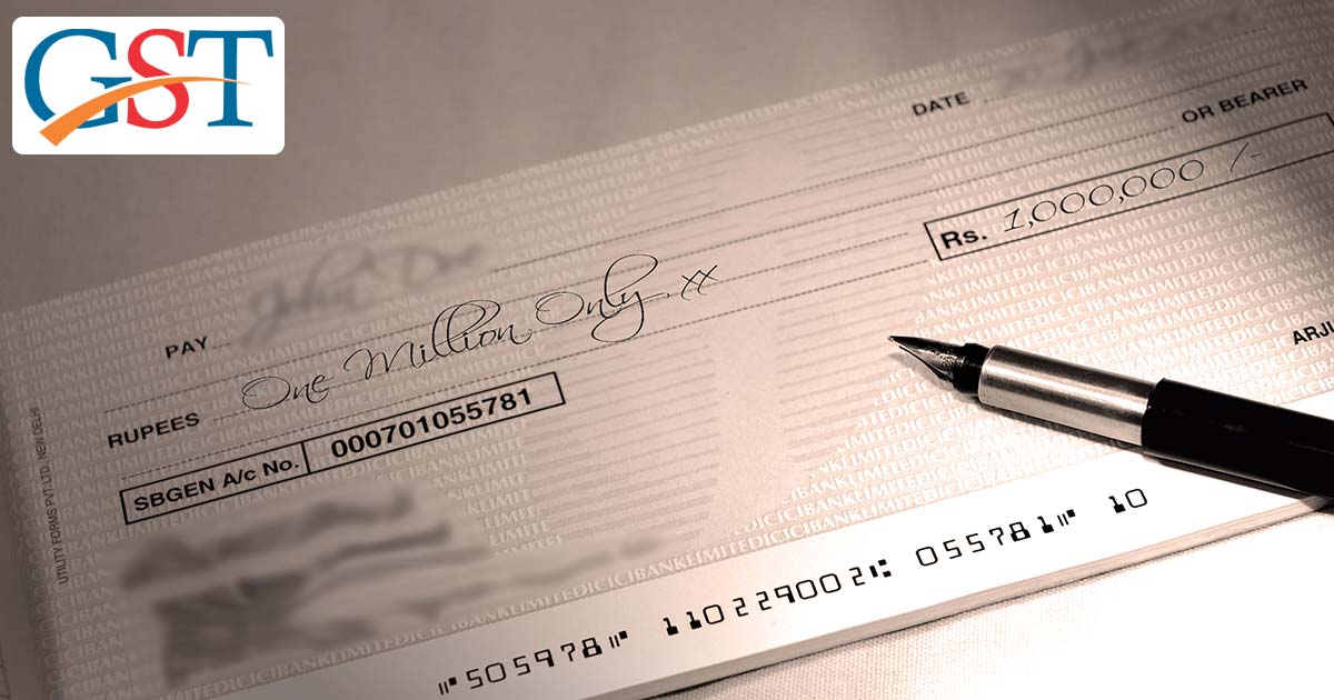 GST Charges For Cheque Bounce