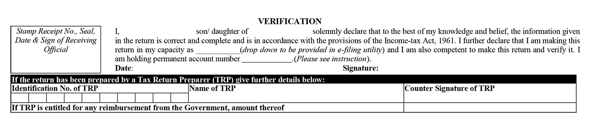 itr sahaj form download