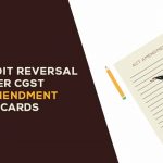Cess Credit Reversal Under CGST Act