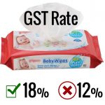 Wet Baby Wipes GST Rate