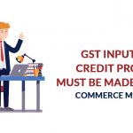 GST Input Tax Credit Process Online