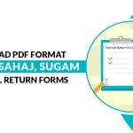 PDF Format GST Return Sahaj and Sugam Form