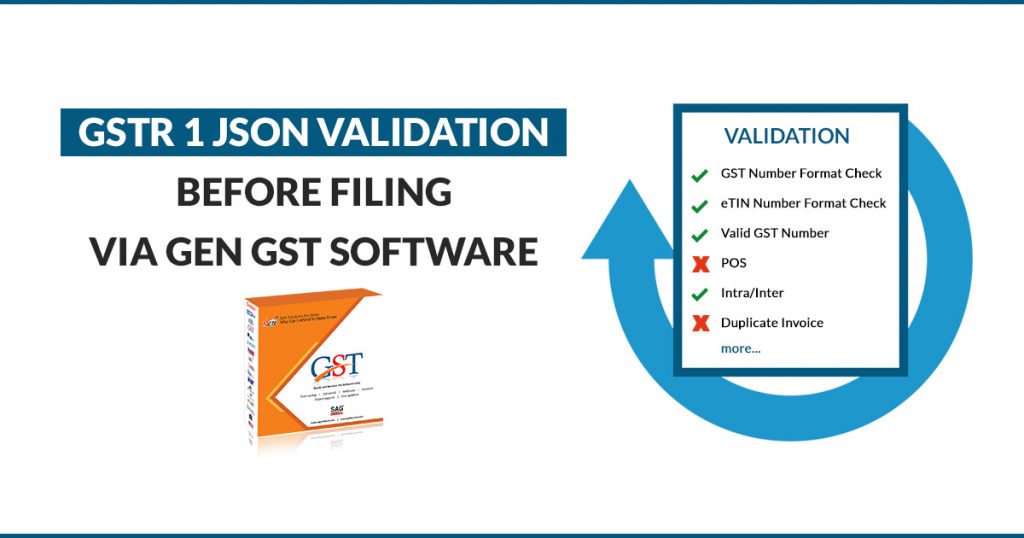 Valation GSTR 1 JSON Via Gen GST Software