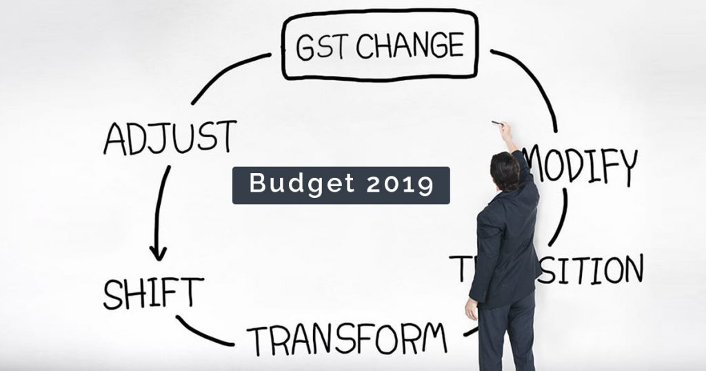 GST Changes in Budget 2019