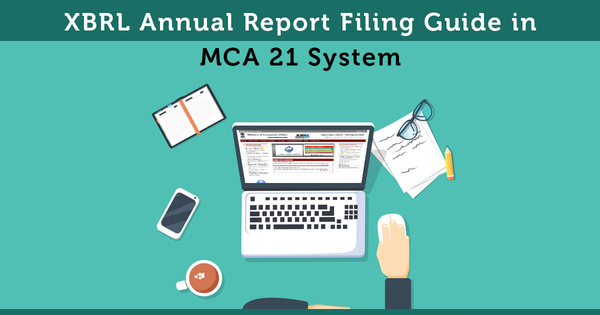 File XBRL Annual Report in MCA 21 System