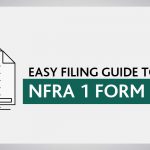 Easy Filing Guide to NFRA 1 Form (MCA)