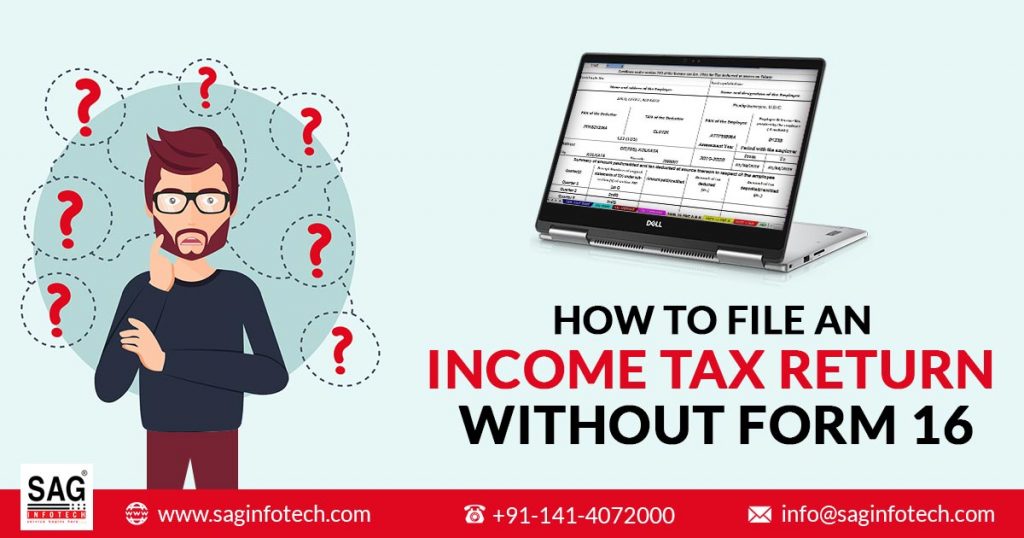 How to File ITR Without Form 16