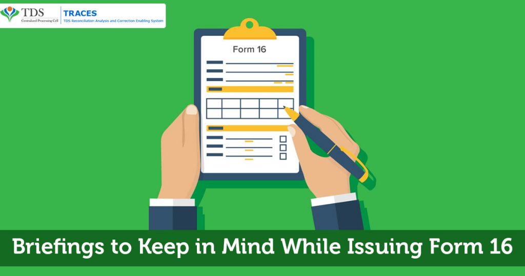 Important Points While Issue Form 16