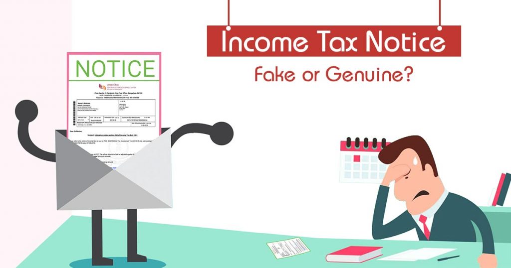 Income Tax Notice Fake or Genuine