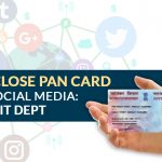 Not Disclose PAN Card on Social Media