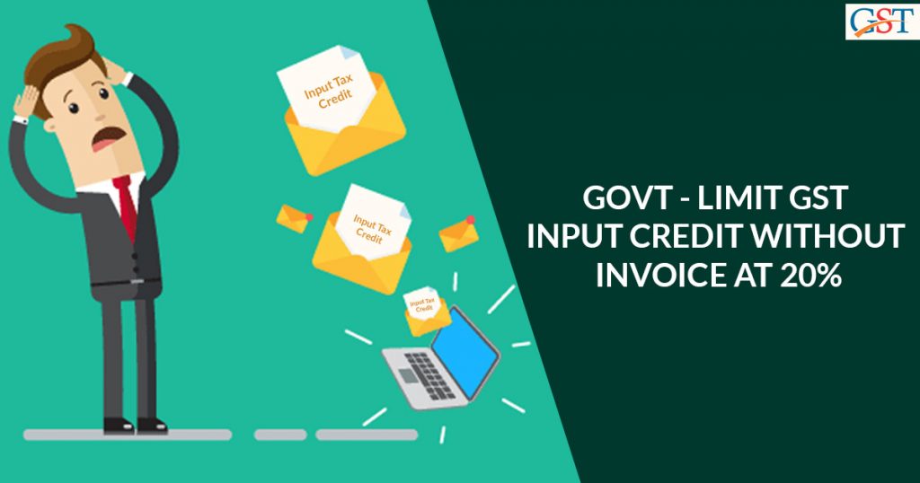 GST Input Credit without Invoice