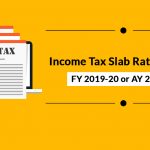 Income Tax Slab Rate AY 2020-21