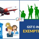 GST E-invoice Exemption List