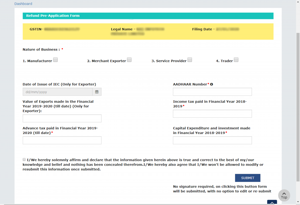 gst-portal-new-feature-on-pre-fill-an-application-form-for-refund