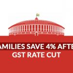 Families Save 4% After GST Rate Cut