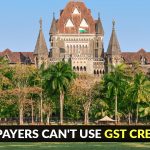 Taxpayers Not Use GST Credits