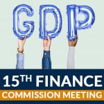 15th Finance Commission Meeting on India GDP