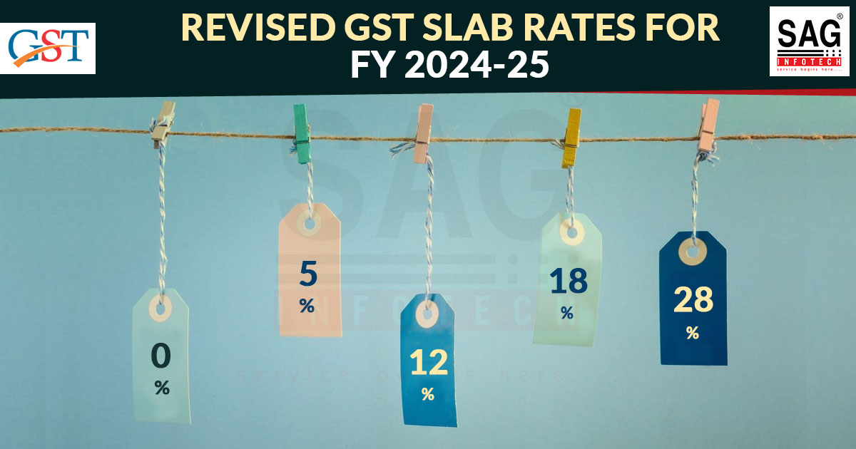 Revised GST Slab Rates in India F.Y. 2023-24 by Council