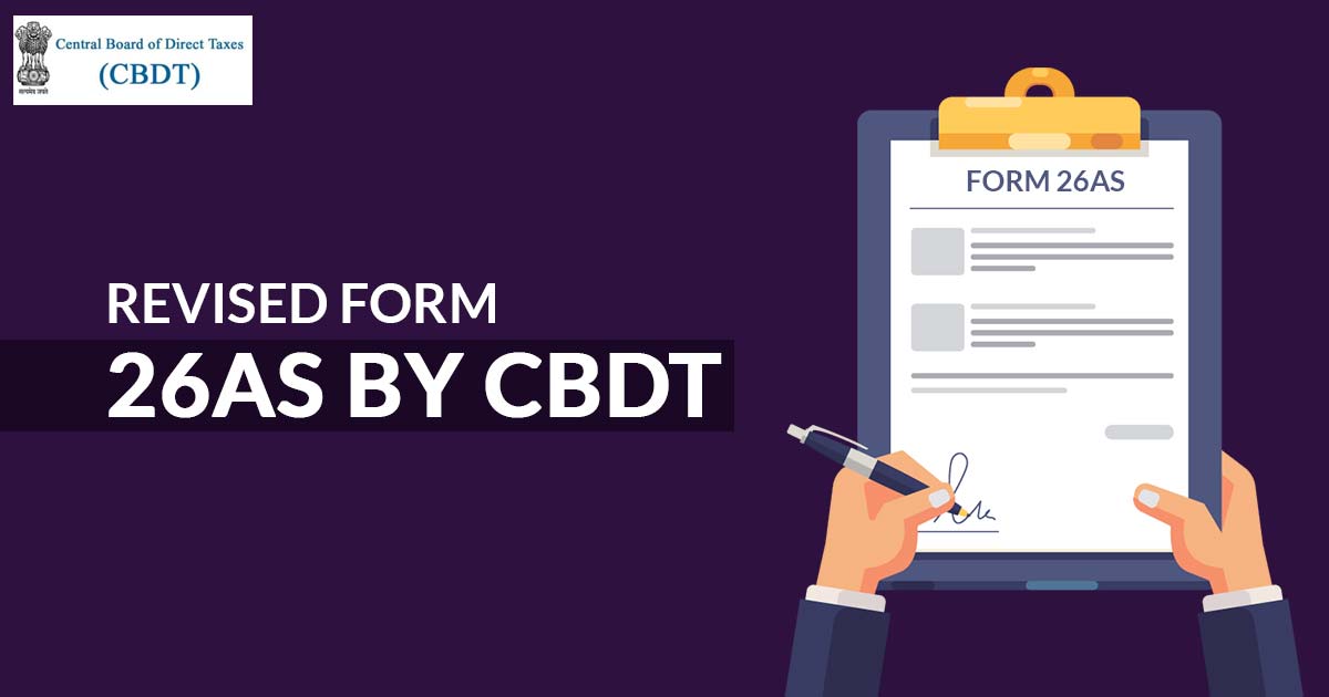 Revised 26AS Form by CBDT