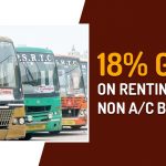 18% GST on Renting APSRTC Non A/C Buses