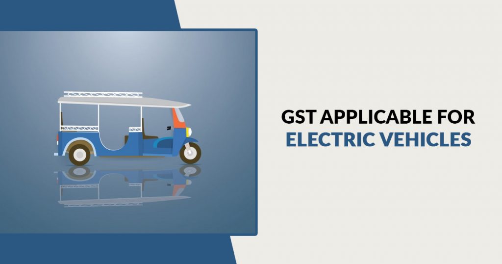 WB AAR GST Applicable for Electrically Operated Vehicles without