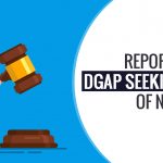 Report of DGAP Seeking Order of NAA