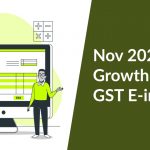Nov 2020 Growth of GST E-invoicing