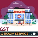 Levy GST on Food and Room Service to Inpatients