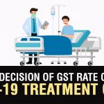 Good Decision GST Rate Cut Covid-19 Treatment Goods