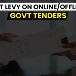 GST Levy on Online/Offline Govt Tenders