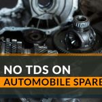 No TDS on Automobile Spare Parts