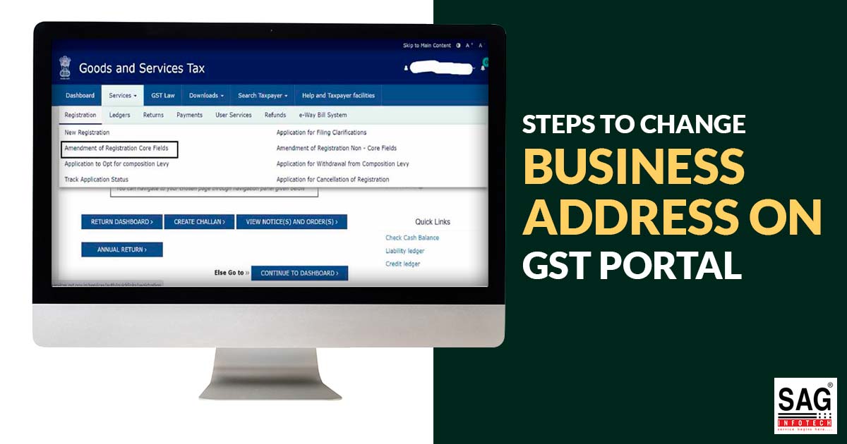 Steps to Change Business Address on GST Portal