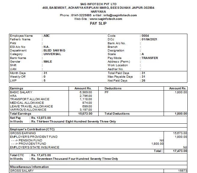 all-about-salary-slip-with-sample-and-its-important-parts-2022