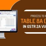 Process to Import Table 8A (GSTR 9) in GSTR 2A via Gen GST