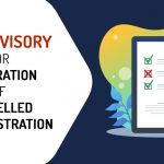New Advisory for Restoration of Cancelled GST Registration