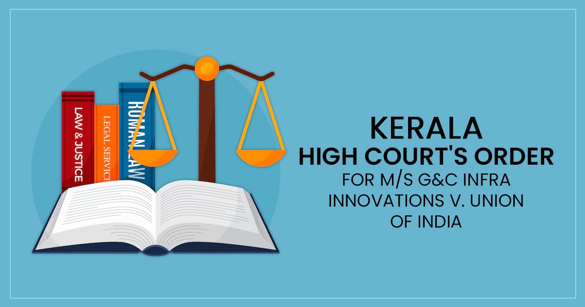 Kerala High Court Order for GST Department 