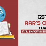 GST AAR's Order for M/s. Bhagyam Binding Works