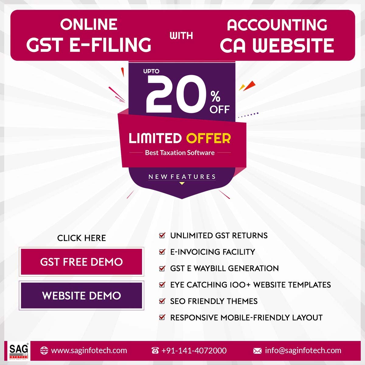 Up To 20 Off On Online GST Software With CA Website Package Up To 20 Off On Online GST Software With CA Website Package