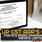 UP GST AAR'S Order for M/s Rodec Pharmaceuticals Private Limited
