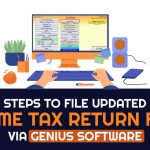 Steps to File Updated Income Tax Return Form via Genius Software