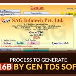 Process to Generate Form 16B by Gen TDS Software