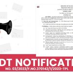 CBDT Notification No. 03/2023/F.No.370142/1/2023-TPL
