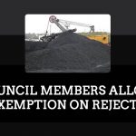 Council Members Allow GST Exemption on Reject Coal