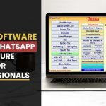 Genius Software E-mail/WhatsApp Feature for Professionals